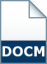 קובץ מסמך Word Open XML Macro-Enabled Documen