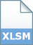 גליון אלקטרוני Excel Open XML Macro-Enabled